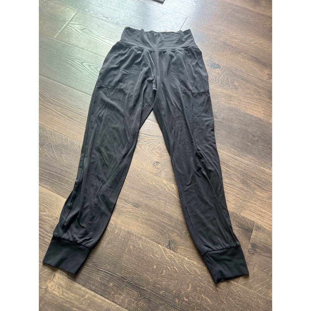 Athleta Salutation Jogger Black Powervita Yoga Pants Womens Small
